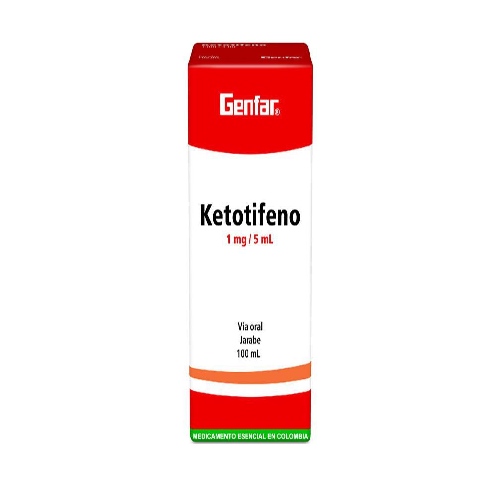 Ketotifeno Genfar Ketotifen Fumarato 1Mg/5Ml Sol Jar Oral Fra 1 Fra 100 Ml img #4