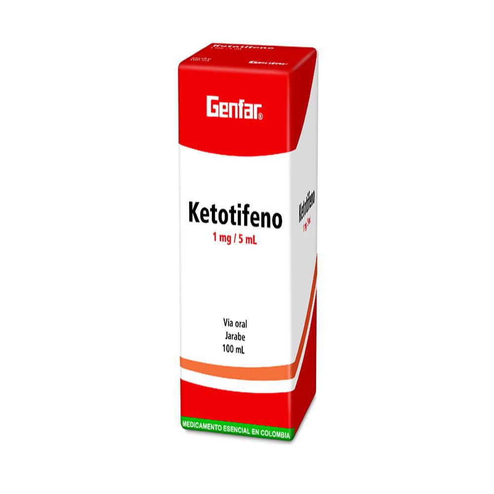 Ketotifeno Genfar Ketotifen Fumarato 1Mg/5Ml Sol Jar Oral Fra 1 Fra 100 Ml img #5