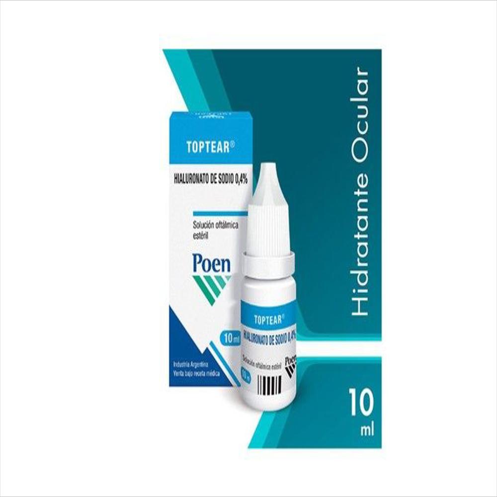 Toptear Hialuronato De Sodio 4Mg/1Ml Sol Oftalmica Caj 1 Fra Got 10 Ml img #1