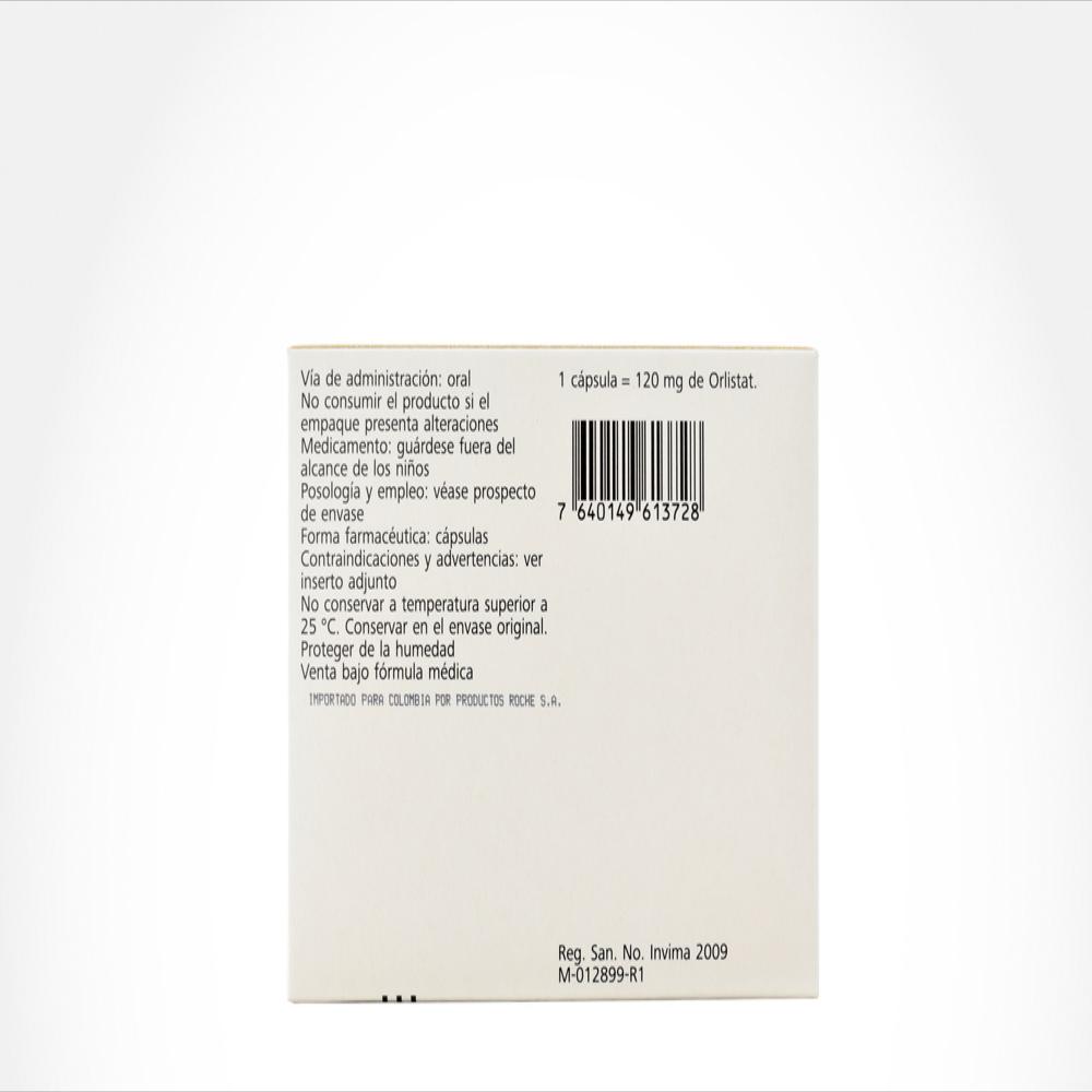 Xenical Orlistat 120Mg Cap Dur Oral Caj 84 Cap 1 U img #3