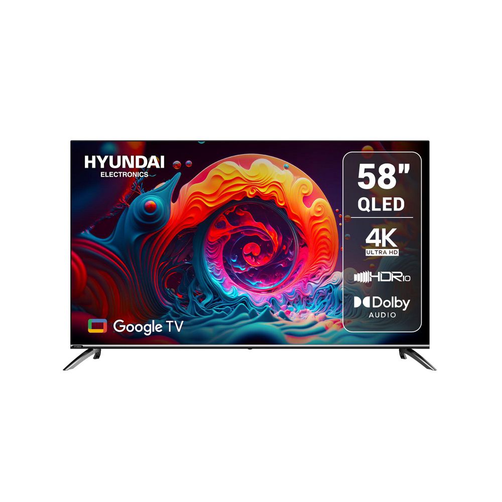 Televisor HYUNDAI 58 pulgadas QLED Uhd4K Smart TV HYLED5813QG
