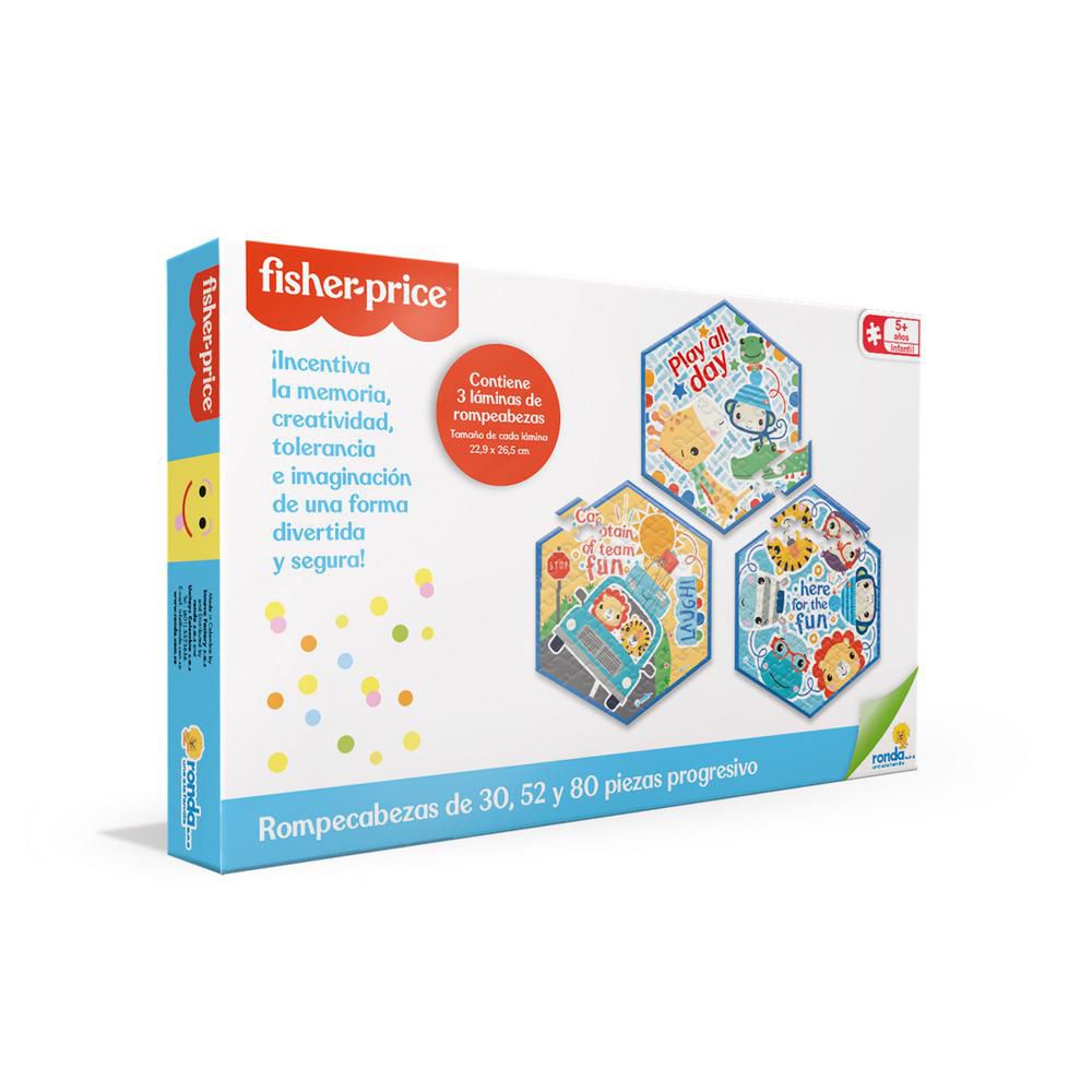 Rompecabezas ROMPE X 30,52,80  PZASFISHER PRICE RONDA
