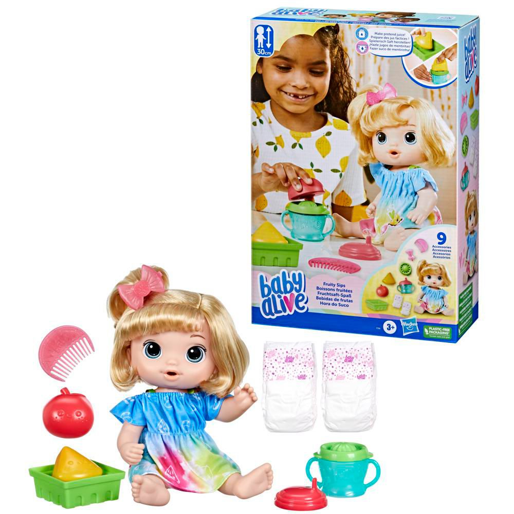 Muñeca  Bebida De Frutas Manzana  Baby Alive img #3
