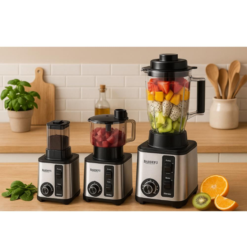 Licuadora Multifunción 3 En 1 Batidora Picadora Fruta Verduras img #5