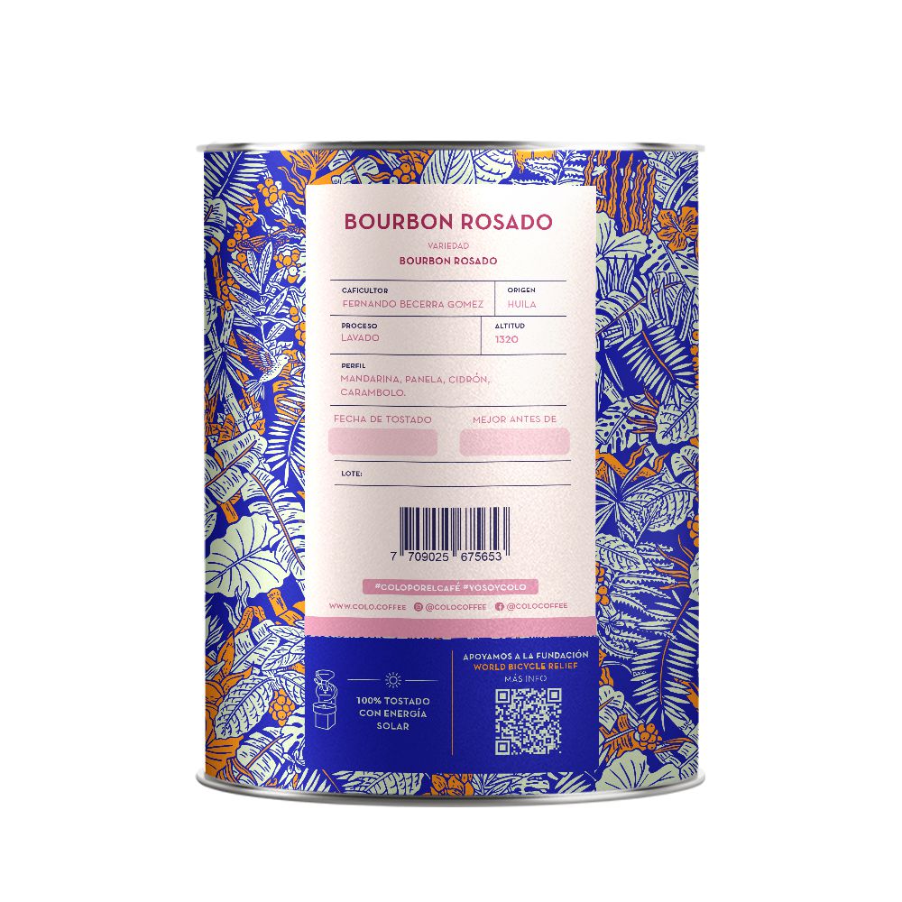 Café COLLO bourbon rosado (250  gr)