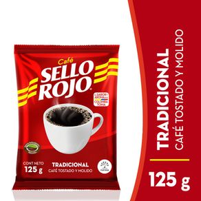 Café SELLO ROJO tostado y molido (125  gr)