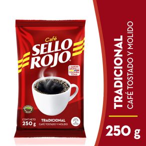 Café SELLO ROJO tostado y molido (250  gr)