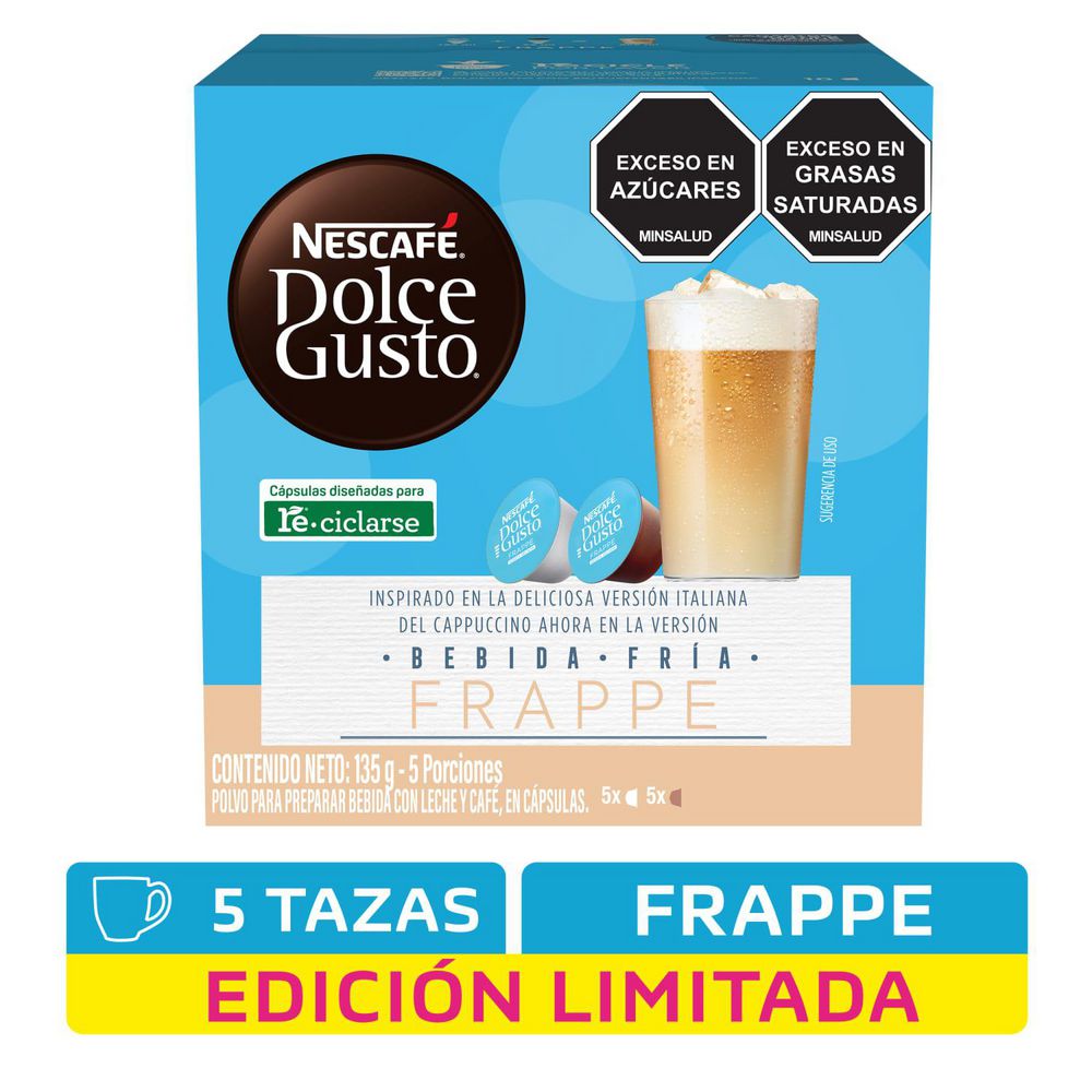 Cápsulas de café NESCAFE DOLCE GUSTO bebida frappe (135  gr) img #1