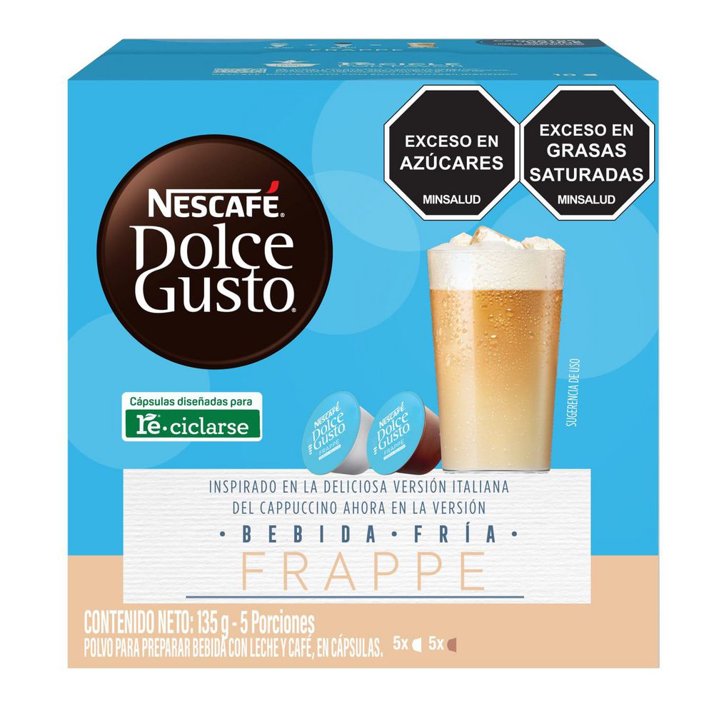 Cápsulas de café NESCAFE DOLCE GUSTO bebida frappe (135  gr) img #2