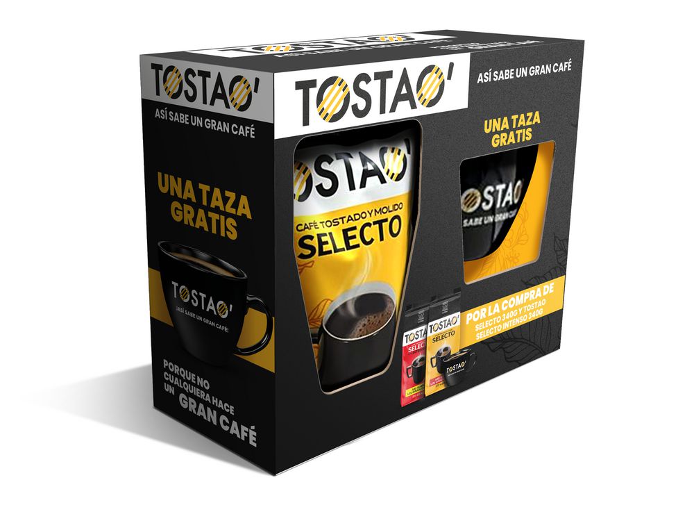 Café TOSTAO tostado y molido + taza (680  gr) img #1