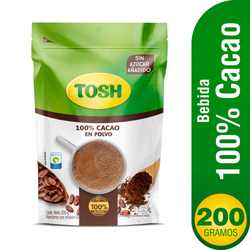 Cacao TOSH en polvo (200  gr)