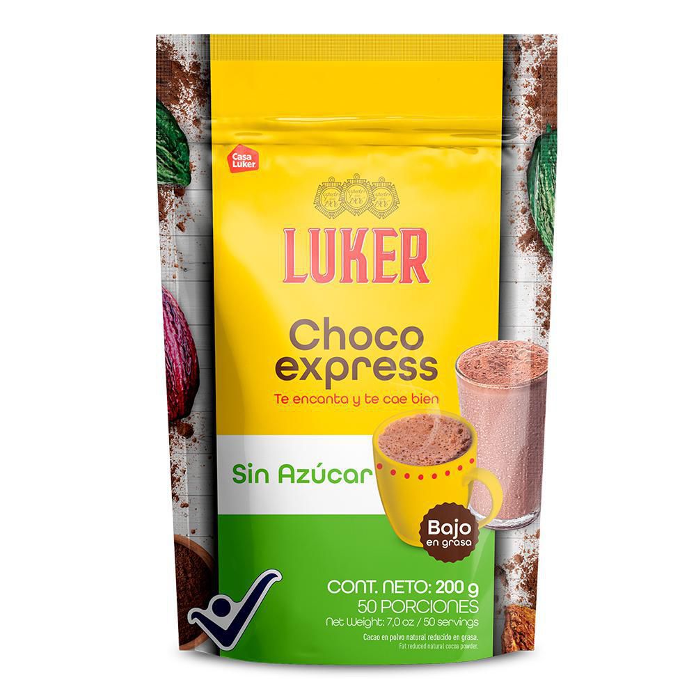 Chocolate CHOCOEXPRESS sin azúcar (200  gr)