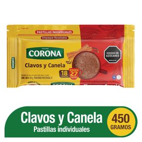 Chocolate De Mesa CORONA Clavos Y Canela (450  gr)