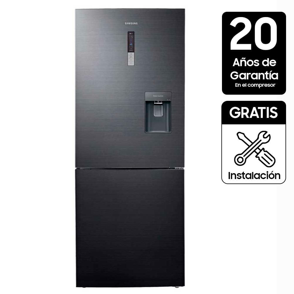 Nevera SAMSUNG Frost Congelador Inferior 458 Lts No Frost RL4363SBA Negro