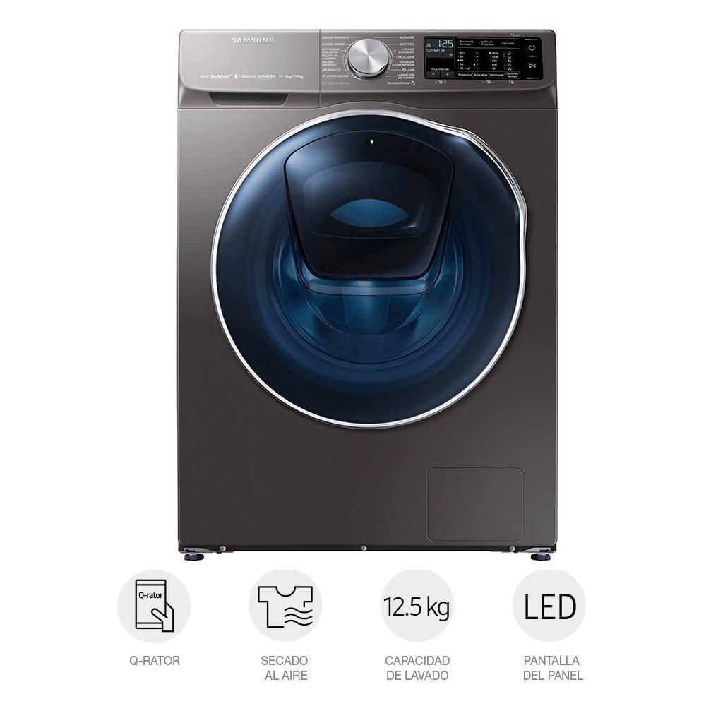 Lavadora secadora SAMSUNG Carga Frontal 12 kg (26 lb) WD12N64FR2