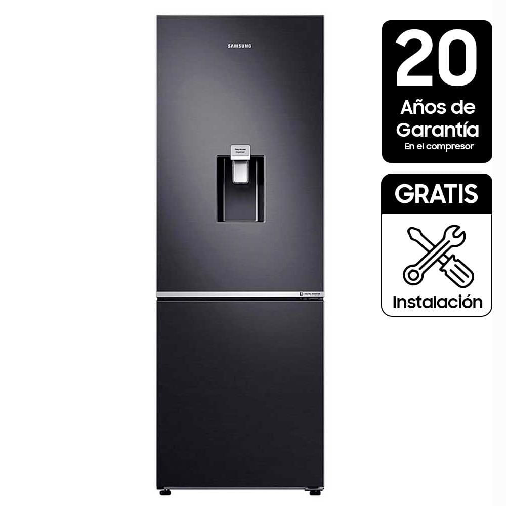 Nevera SAMSUNG Frost Congelador Inferior 307 Lts No Frost RB30N4160B Gris Oscuro