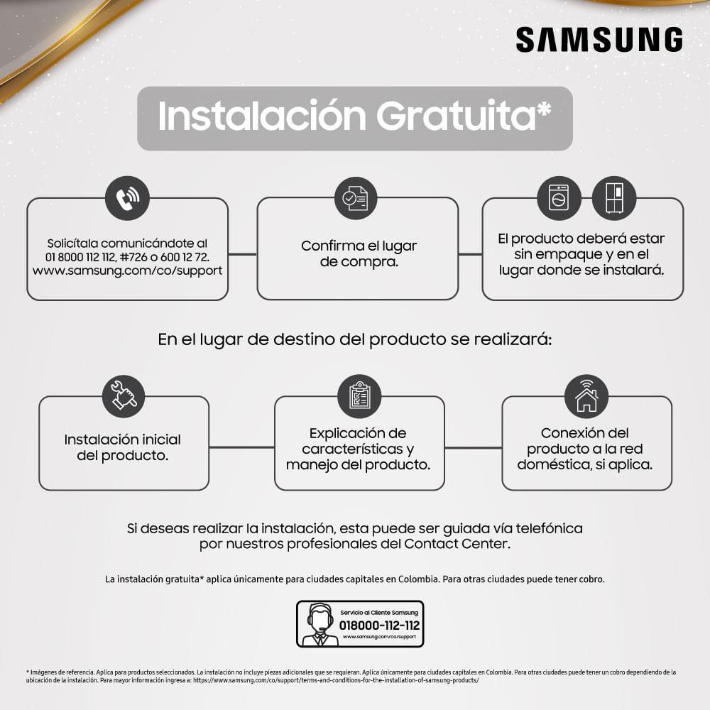 Lavadora SAMSUNG Carga Frontal 22 kg (48lb) WF22R627AP img #4