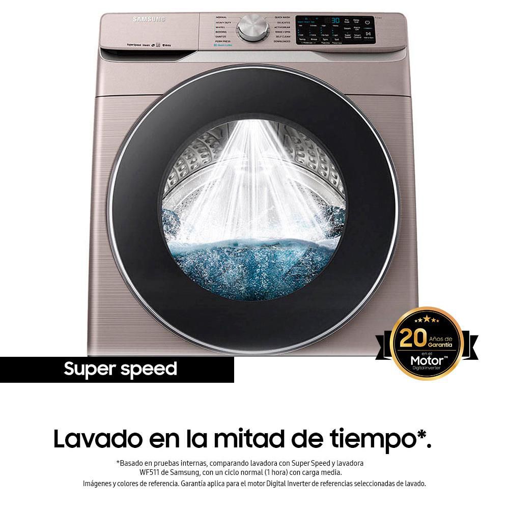Lavadora SAMSUNG Carga Frontal 22 kg (48lb) WF22R620AC img #2