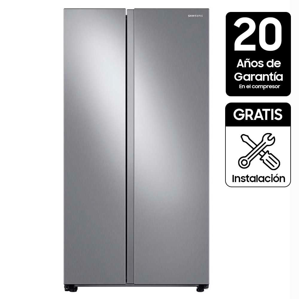 Nevecón SAMSUNG Side By Side 647 Lts RS23T5B00S9/CO Gris Claro
