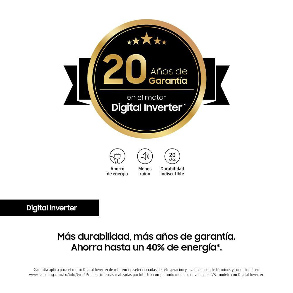 Lavadora SAMSUNG Carga Frontal 11 kg (24lb) WW11J4473PX/CO img #2