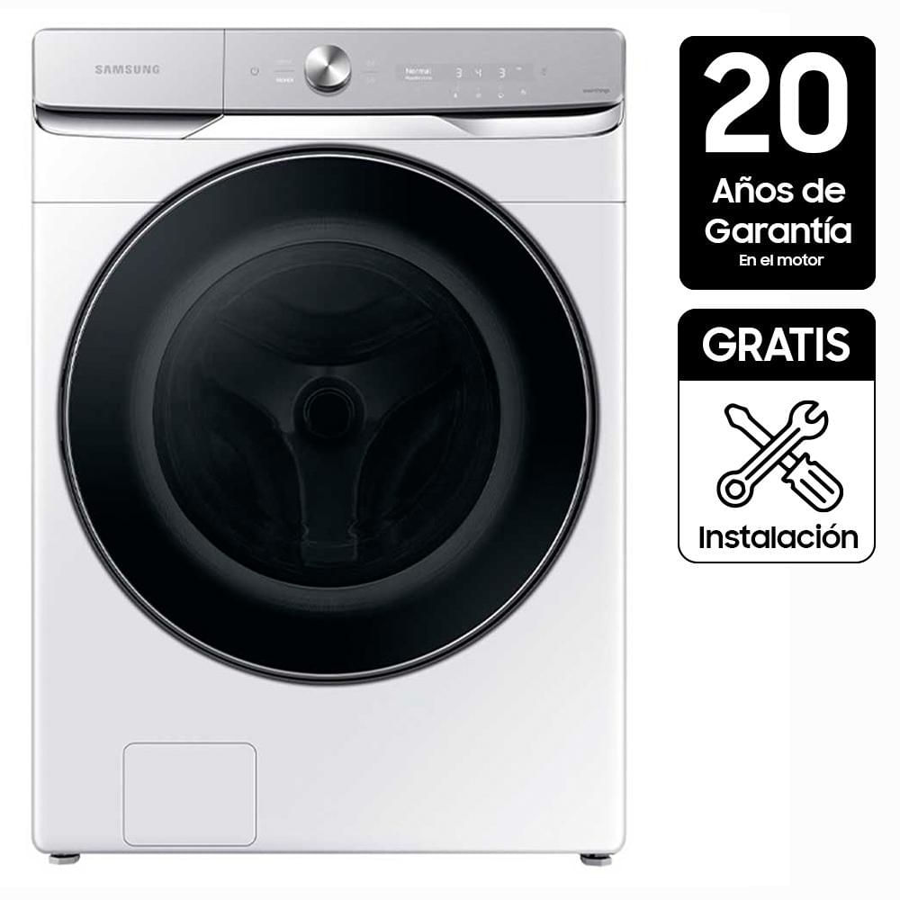 Lavadora SAMSUNG Carga Frontal 25 kg (55 lb) WF25A8900AW/CO