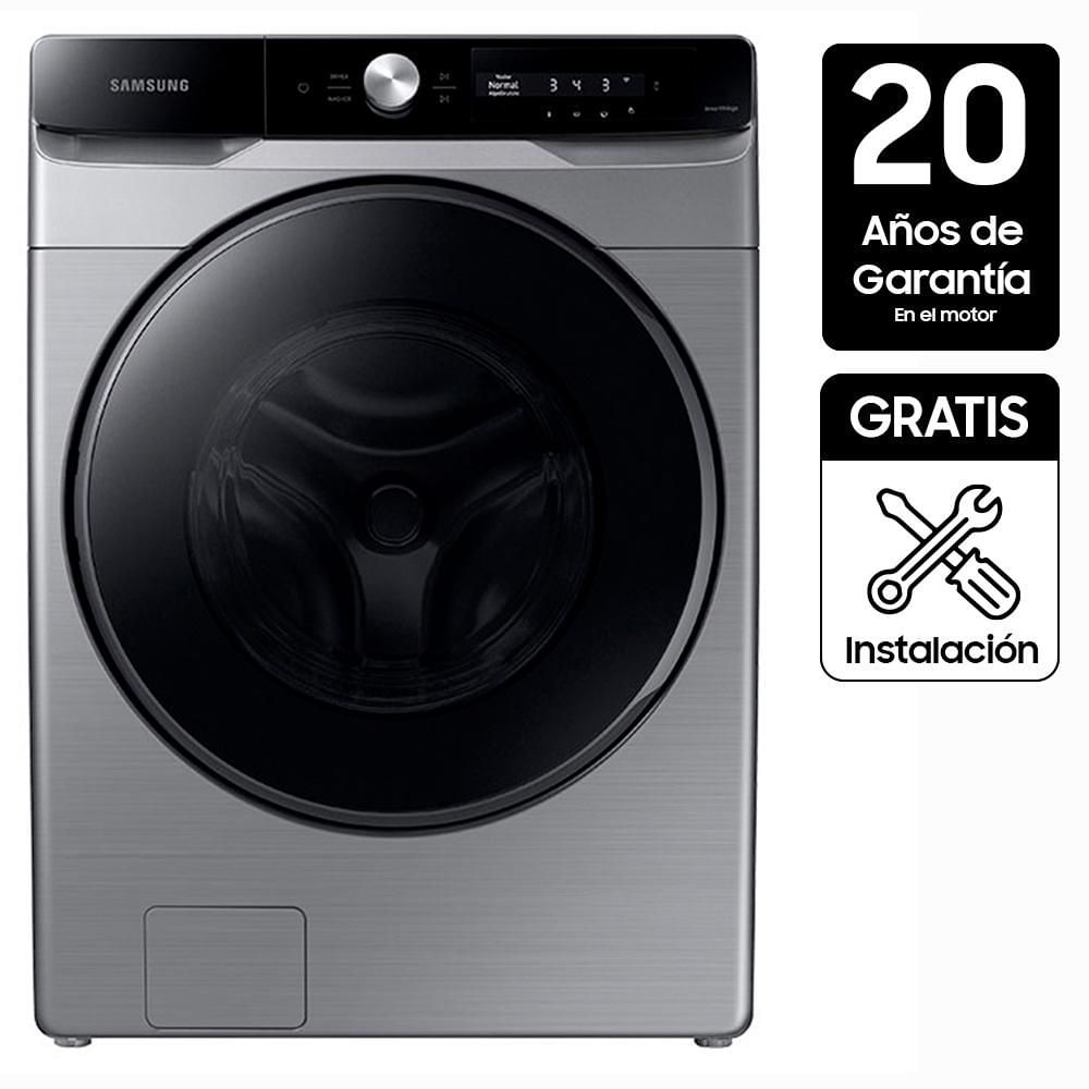 Lavadora SAMSUNG Carga Frontal 22 kg (48lb) WF22C6400AP/CO
