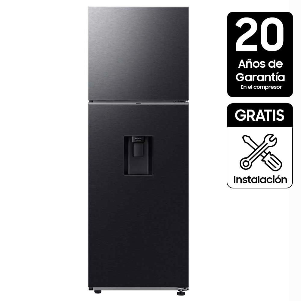 Nevera SAMSUNG No Frost Congelador Superior 301 Lts RT31DG5220B1CO Negro