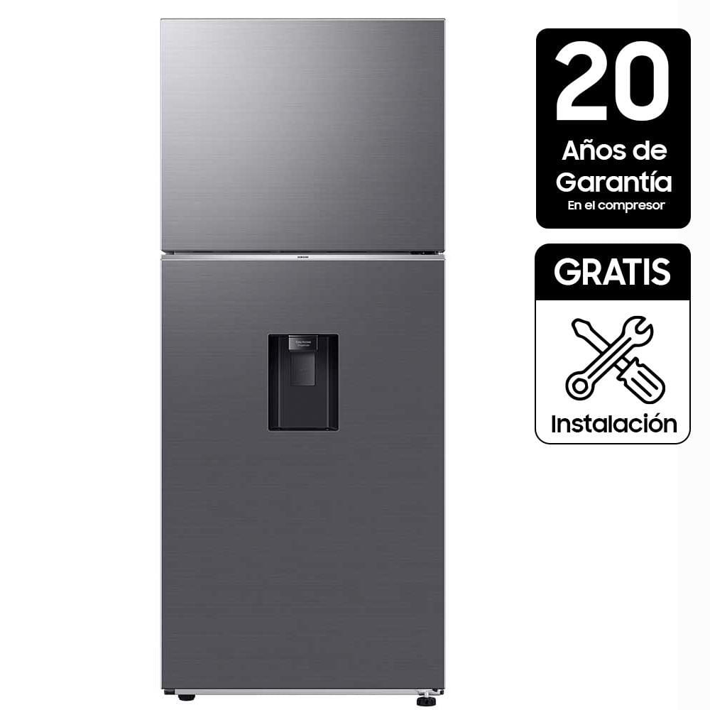 Nevera SAMSUNG No Frost Congelador Superior 389 Lts RT38DG6220S9CO Inox
