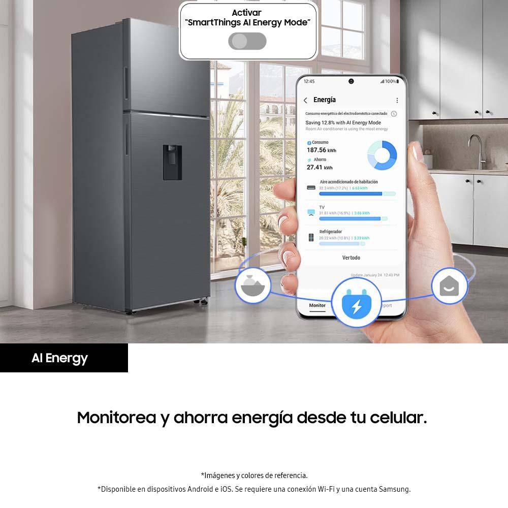 Nevera SAMSUNG No Frost Congelador Superior 522 Lts  RT53DG6220S9CO Inox img #6