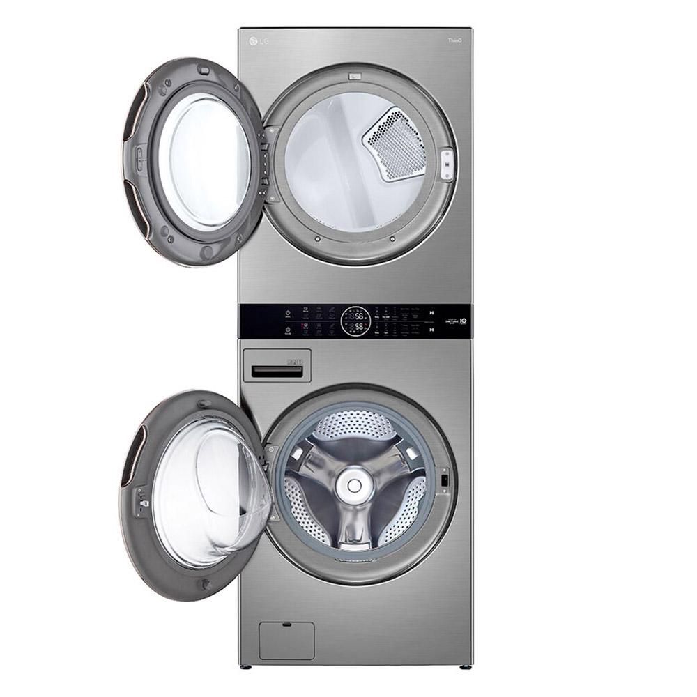 Torre de Lavado LG Gas 25 KG  WK25VS6.ASSECOL GRIS img #5