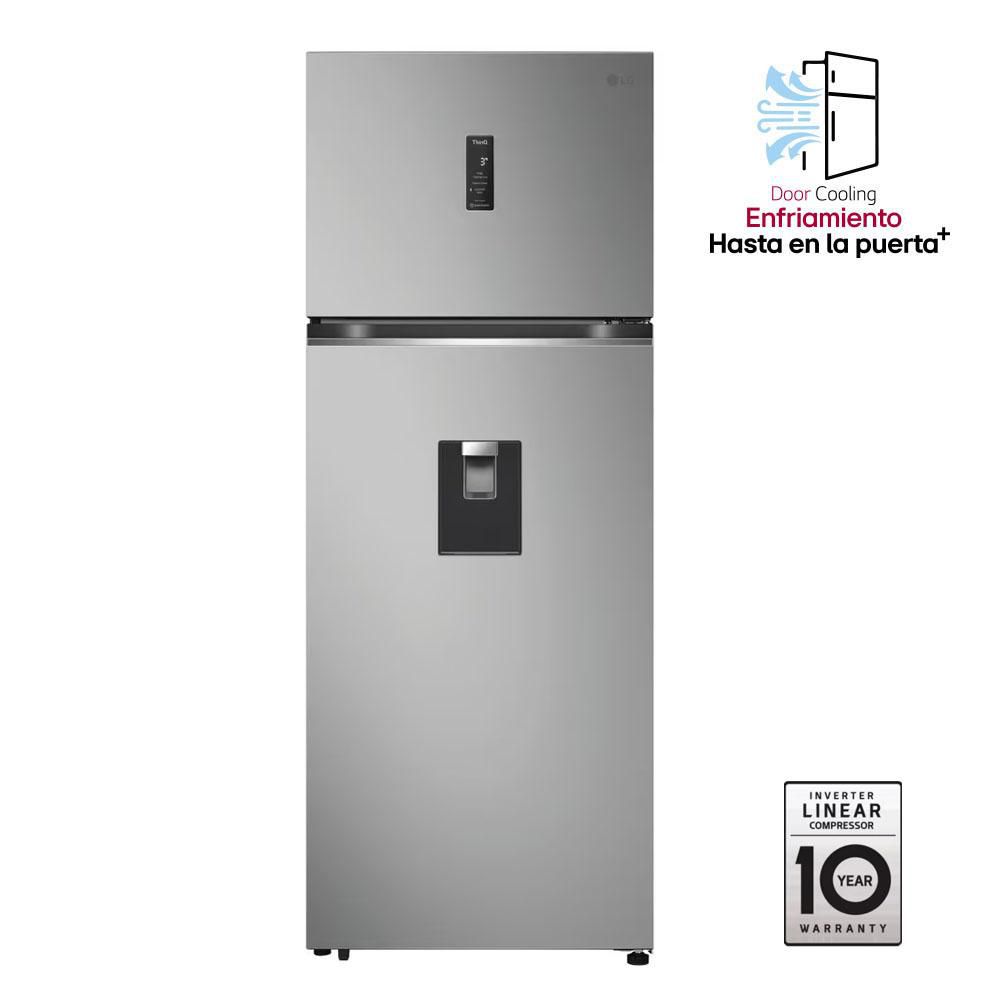 Nevera LG No Frost Congelador Superior 459 Litros VT45APYC Gris