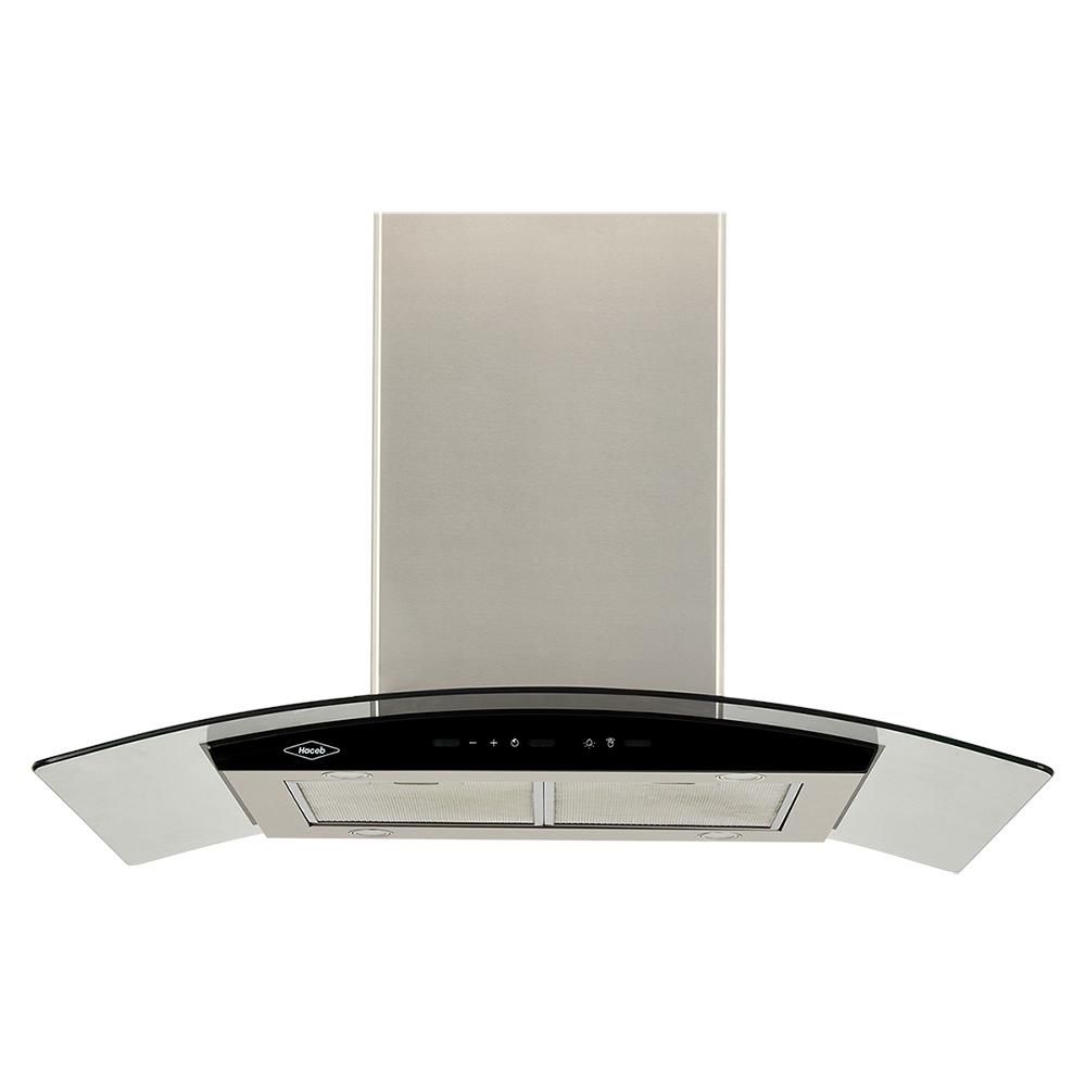 Campana Isla HACEB 90.00 cm x 104.00 cm 3 velocidades 9003206 Inox  Negro img #3