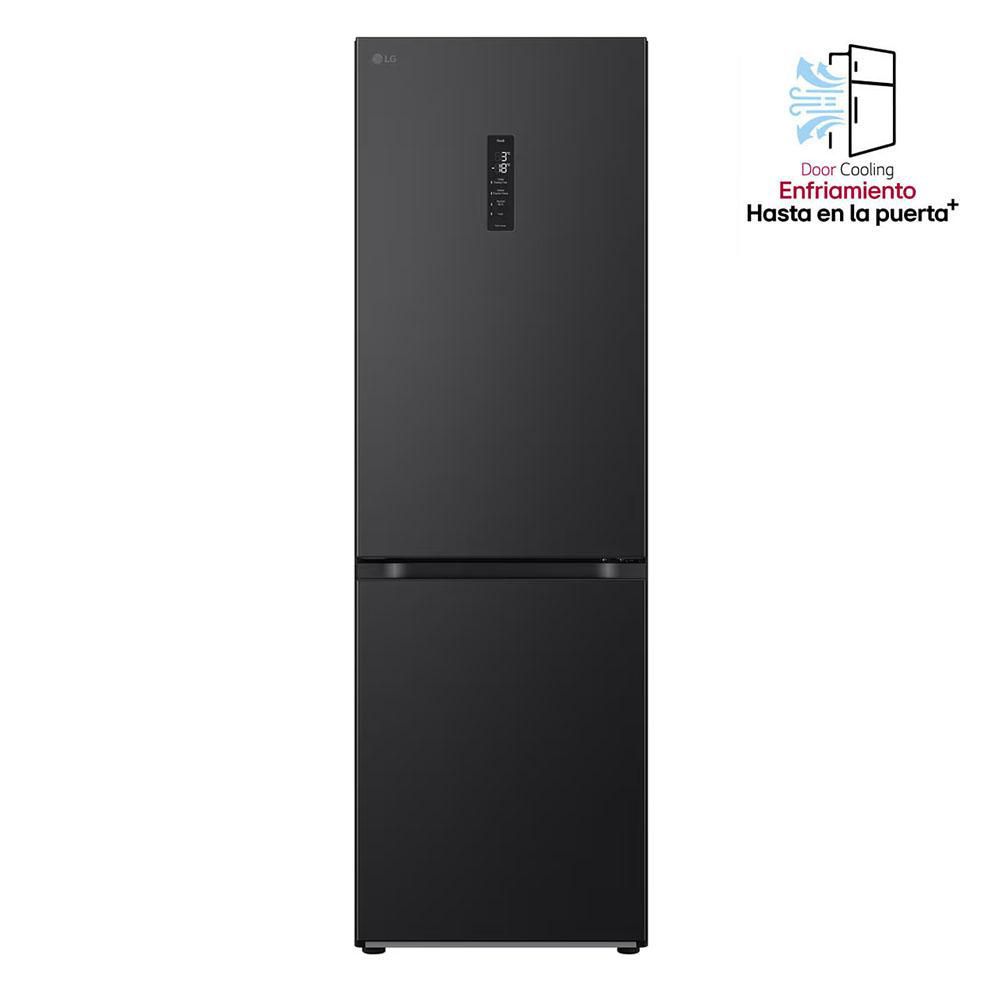 Nevera LG No Frost Congelador Inferior 340 Litros GB37SPV.AEVCCLM Negro mate