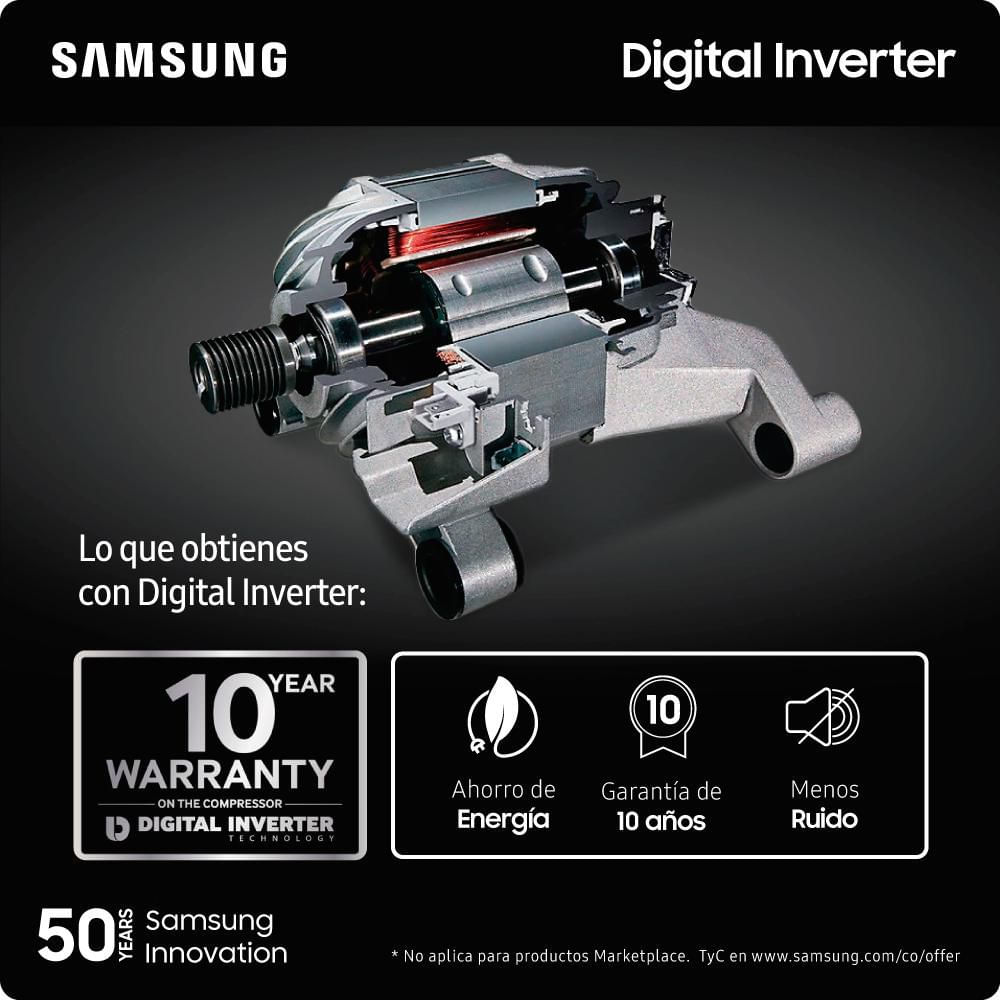 Lavadora secadora SAMSUNG  33 lb (ca. 15 kg)   WD15F5K5AS img #3