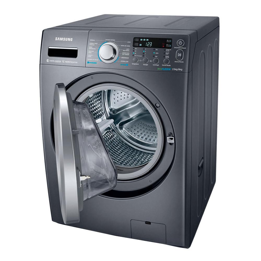 Lavadora secadora SAMSUNG  33 lb (ca. 15 kg)   WD15F5K5AS img #4