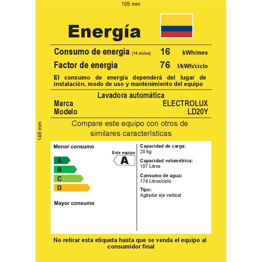 Lavadora ELECTROLUX Carga Superior 20 kg (44lb) 21151YCA1 img #4