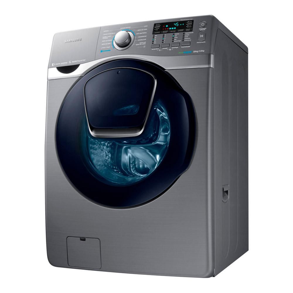 Lavadora secadora SAMSUNG  40 lb (ca. 18 kg)   WD18J7825K img #2