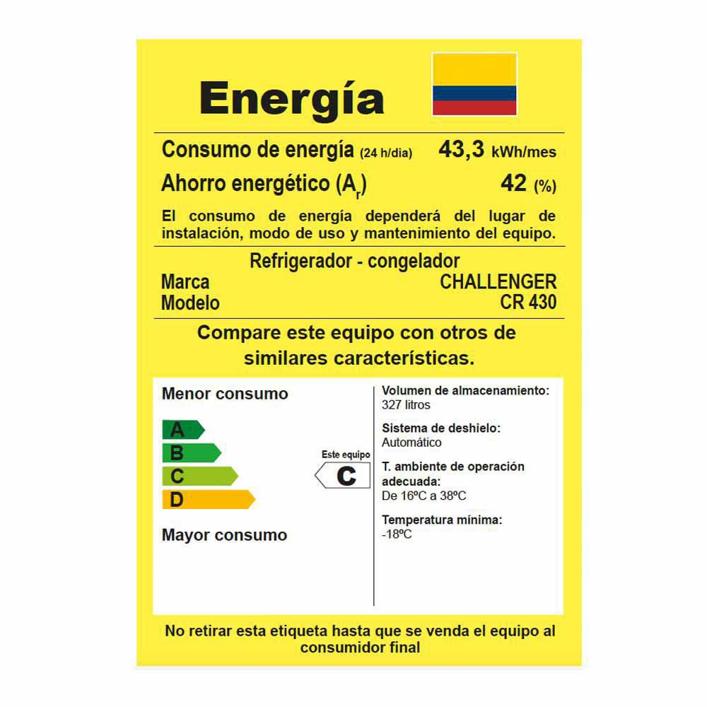 Nevera CHALLENGER No Frost No Frost 317 litros  CR430 img #3