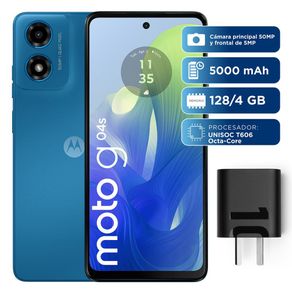 Celular MOTOROLA G04s 128 GB 4 GB RAM Azul