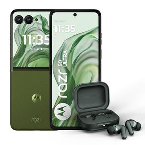 Celular MOTOROLA Razr 50 Ultra 5G 512 GB 12 GB RAM Verde Moto buds+