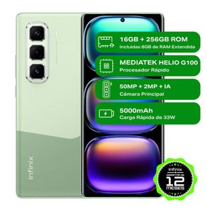 Celular INFINIX HOT 50 Pro+ 256 GB 8 GB RAM Verde
