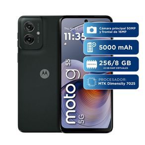 Celular MOTOROLA G55 5G 256 GB 8 GB RAM Negro