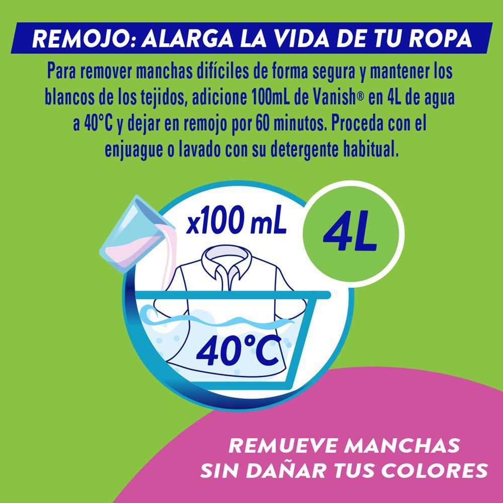 Quitamanchas VANISH líquido (1800  ml) img #4