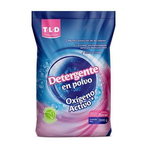 Detergente En Polvo T/L/D TODOS LOS DIAS Oxígeno Activo Aroma Floral (3000  gr)