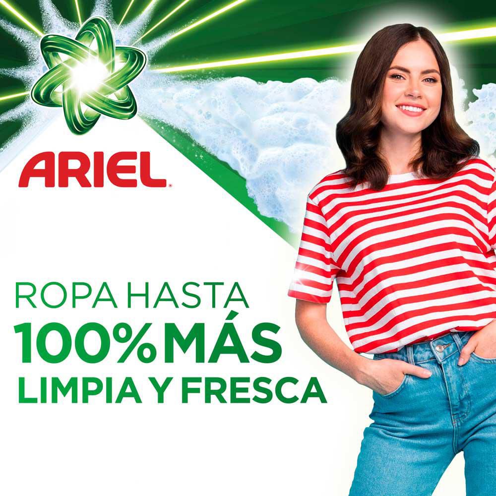 Detergente en polvo ARIEL triple poder ropa blanca y de color (450  gr) img #2