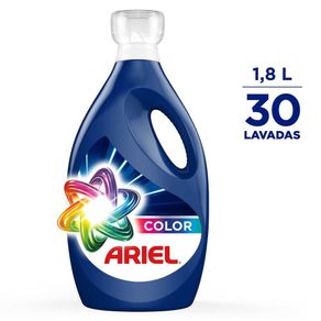 Detergente líquido ARIEL remueve manchas y cuida el color (1800  ml)
