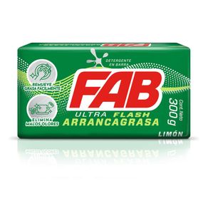 JABON FAB ULTRA FLASH LIMON (300  gr)