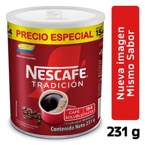 Café instantáneo NESCAFE TRADICIÓN (231  gr)
