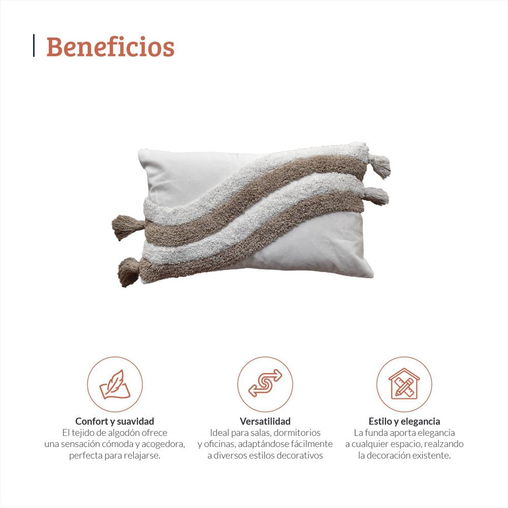 Funda Con Cojin Rustic 89 | 50 X 30 Cm img #4