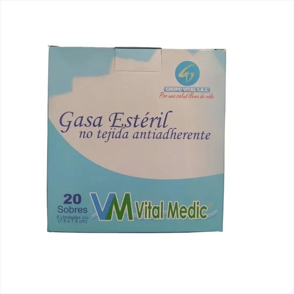 Gasa Esteril 7X5 X 7X5 X 20 Sobre